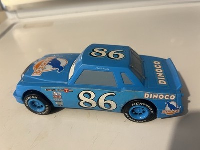 Rare Disney Cars Chick Hicks plastic flip car friction car Rare Dinoco