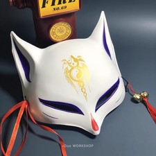 Japanese-style Kitsune Mask Half-Cat Demon Fox Masquerade Party
