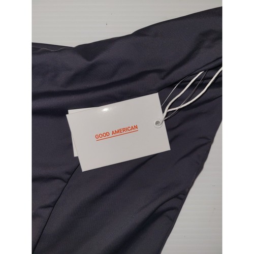 NWT Good American Black Basic Bikini Bottom Stretch Size 6 GSW004 - Picture 4 of 4