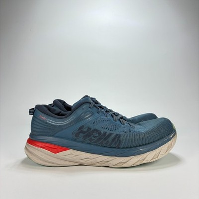 Hoka Bondi 7 Real Teal Outer Space Running Shoes 1110530 RTOS Men's Size 11.5 2E