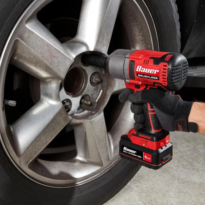 BAUER 2083CR-B Brushless Cordless Impact Wrench Kit W/ 5ah Battery - Image 4 of 4