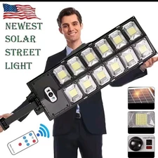 5000W Commercial Solar Street Lights Outdoor Dusk to Dawn Solar Ultra Bright