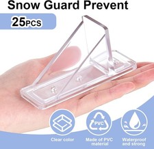 Taiyin Mini Snow Guards for Metal Roofs Prevent Sliding Ice Snow Stop (25pc)