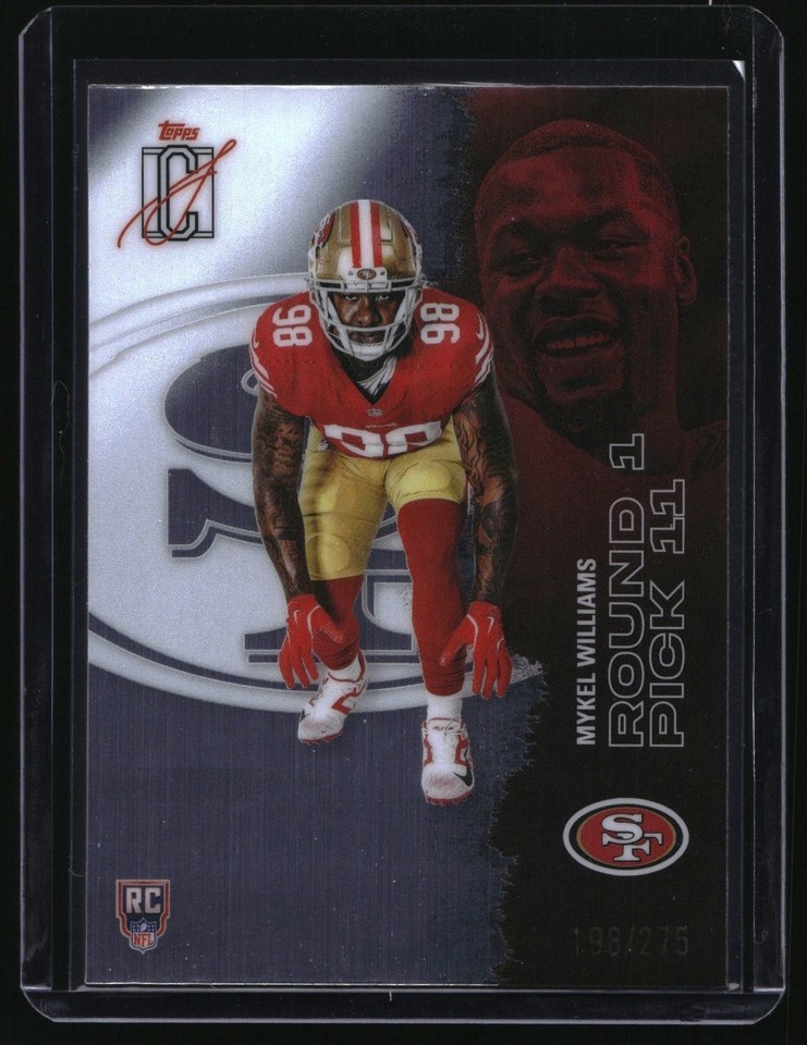 2025 Topps Signature Class #123 Mykel Williams RC 198/275 49ers