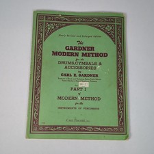 Gardner Modern Method for Drums Cymbals  Accessories - Carl Gardner - Nice 