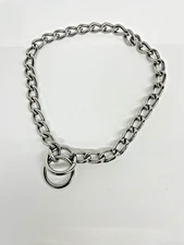 Heavy Link Choke Chain Dog Collar 21 Inch Unmarked