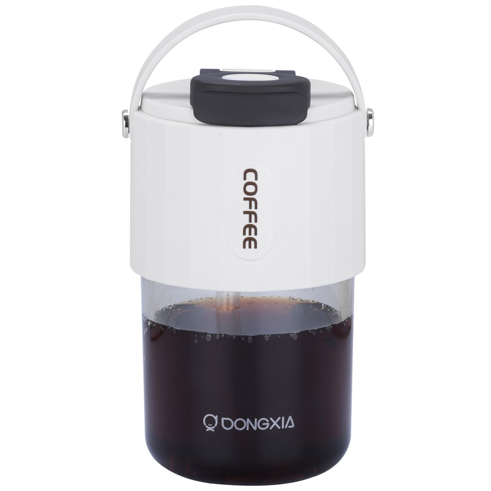 Кофейный набор для приготовления кофе от Deckel - Strohhalm - 400 мл, без бисфенола-а, Пластиковый стакан