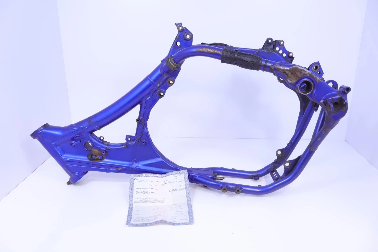 2003-2005 Yamaha YZ450F Frame Straight Chassis OEM With Clean Clear T1TLE