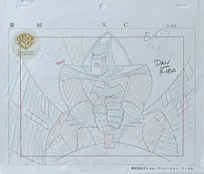 DAN RIBA rare BATMAN original PRODUCTION art SIGNED B1 Roxy Rocket BTAS COA OPD