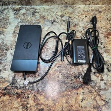 GENUINE Dell WD19 USB-C Docking Station w/ Dell 65 Watt AC Power Adapter