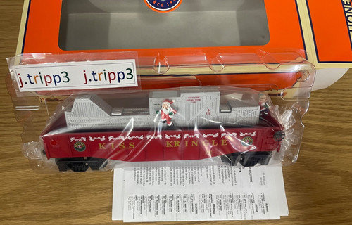 Lionel #26789 Navidad Papá Noel Beso Kringle Persecución Góndola Coche Calibre O Tren | Zustand: New