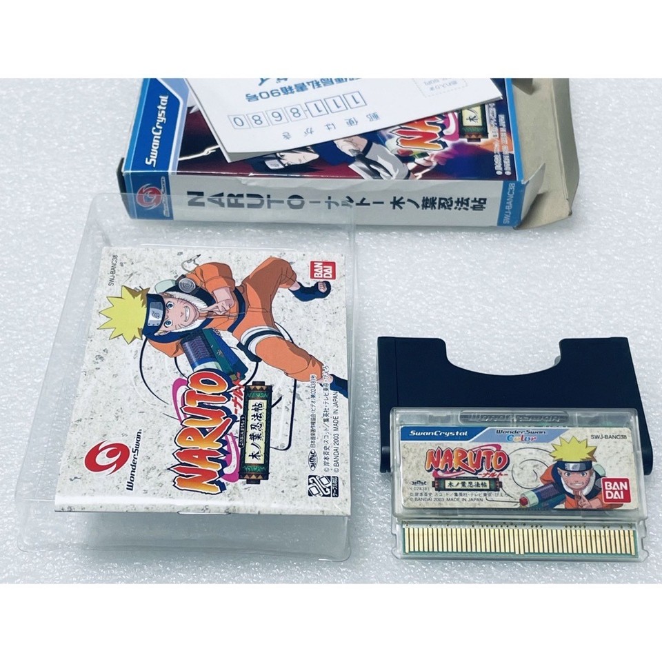 Naruto Konoha Ninpocho Wonderswan Color Game Cartridge Used Preowned | eBay