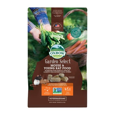 Oxbow Garden Select Mouse and Young Rat Food 2 Pounds Non GMO Complete Nutrition