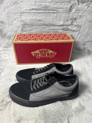 Vans Old Skool Reflective Pop Black Pewter VN000ECUQPT - size 6 - NEW IN BOX