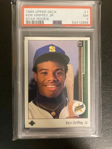 1989 Upper Deck KEN GRIFFEY JR.  STAR ROOKIE PSA 7 #1