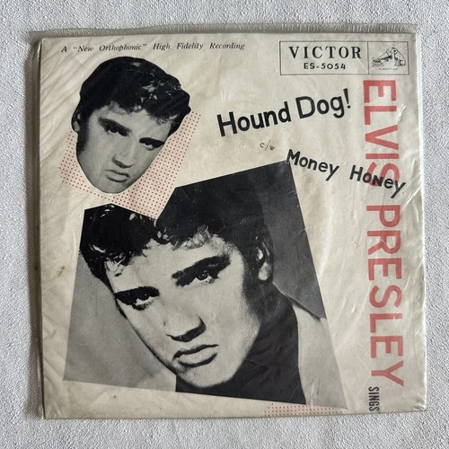 ELVIS PRESLEY RARE EX Japan Hound Dog / Money Honey	ES-5054 VINYL NO PRICE TAG