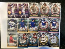 Lot Of Baseball Home Run Challenge Card Winners Numbered Under 150