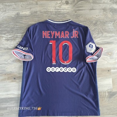 Nike PSG Neymar Jr #10 2020/2021 Authentic Home Jersey Vaporknit