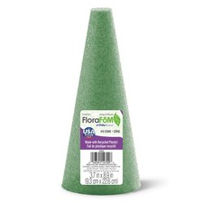 FloraCraft FloraF M Cone 3.7 Inch x 8.9 Green 3.7" x 8.9",