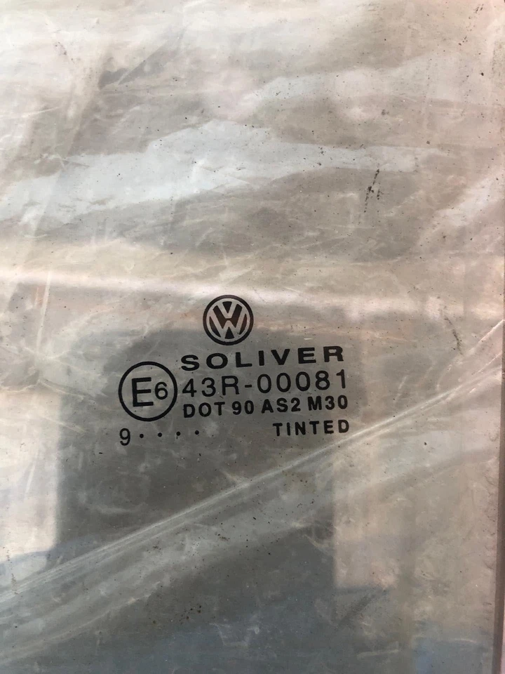 1998 - 2005 VOLKSWAGEN PASSAT задняя дверь стекло окна водителя левая сторона LH седан - Изображение 3 из 4