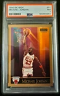1990 Skybox Michael Jordan # 41 PSA Grade Of 7 NM Chicago Bulls Basketball Card