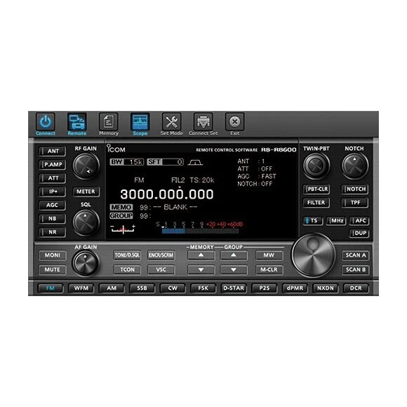 NEW ICOM RS-R8600 (RSR8600) Remote control software (tuning/voice handling) - Image 4 of 4