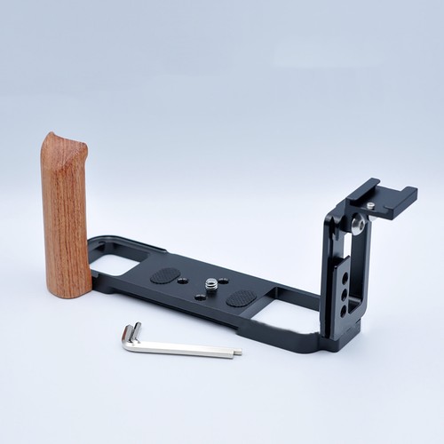 Wooden Quick Release L Plate Part for Fujifilm GFX50R GFX-50R Camera Accessories - Picture 6 of 16