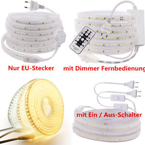 10m LED Lichterkette Streifen Strip 5050 Lichtschläuche mit Schalter DHL 2m
