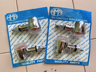 Lot De 4 Clignotants Ambre 6V Pour Honda Chaly, Dax, CT70, Z50... - Universel