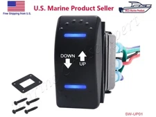 Boat Marine Up Down Toggle Rocker On Off On Switch Tilt Trim Switch