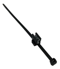 500 HellermannTyton T50ROSEC4B 156-00861 Edge Clip Cable Ties 8" Black UV 50Lb