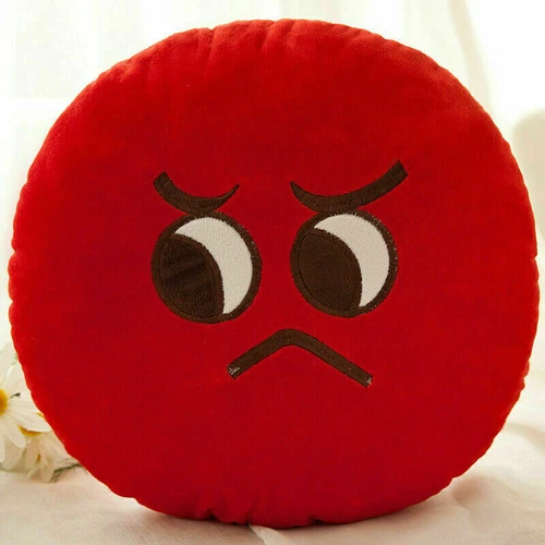 Kindergeschenk Emoji Soft Cushion Kissen Smiley Emoticon Plüschtier 33cm - Bild 41 von 42