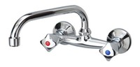 Wasserhahn KüChe KüChenarmatur Chrom Wandmontage Klassischer Top-Auslauf