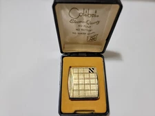 Vintage Estate Find Colibri Electro-Quartz Gold Tone Lighter in Box UNTESTED