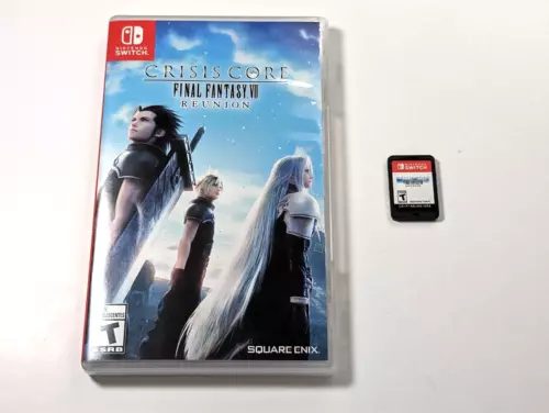 Crisis Core Final Fantasy VII Reunion Nintendo Switch with case