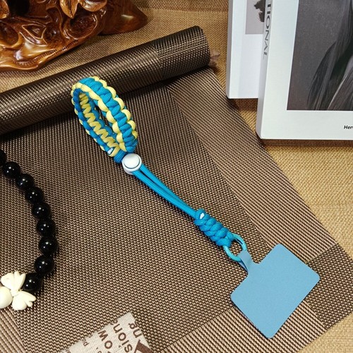Key Holder Phone Woven Lanyard with Patch Woven Phone Rope Phone Accessories - 第 6/19 張圖片