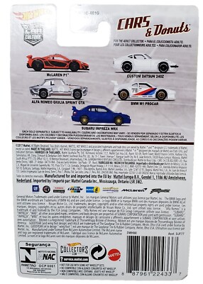 2017 Mattel Hot Wheels Car Culture CARS & Donuts Series CUSTOM