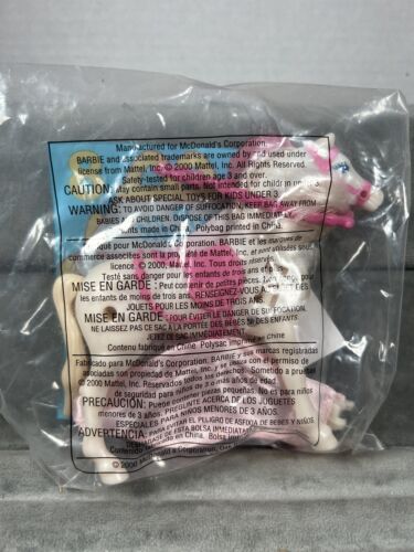 McDonalds Happy Meal 2000 Barbie Rainbow Horse Figure toy #8 NIP OS - Picture 1 of 4