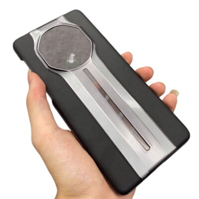 Luxury PU Leather Shockproof Back Case Cover For Huawei Mate50 RS Porsche