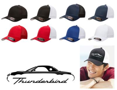 2002-05 Ford Thunderbird Hardtop Color Outline Design Hat Cap