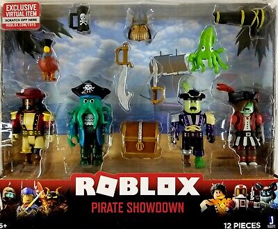 12 Pc. Roblox Pirate Showdown Action Figures & Accessories, Jazwares NO  Codes