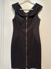 XSCAPE, Black Bardot Dress, Size: 12