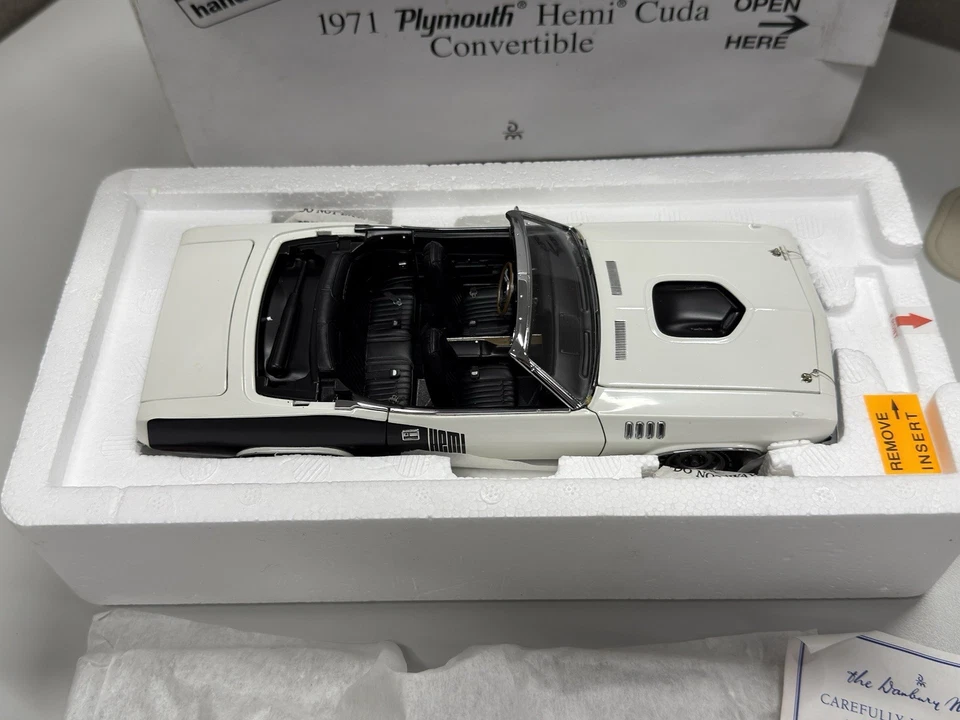Danbury Como Nuevo 1971 Plymouth Hemi CUDA Convertible 1:24, Nuevo En Caja Foto 2 de 4