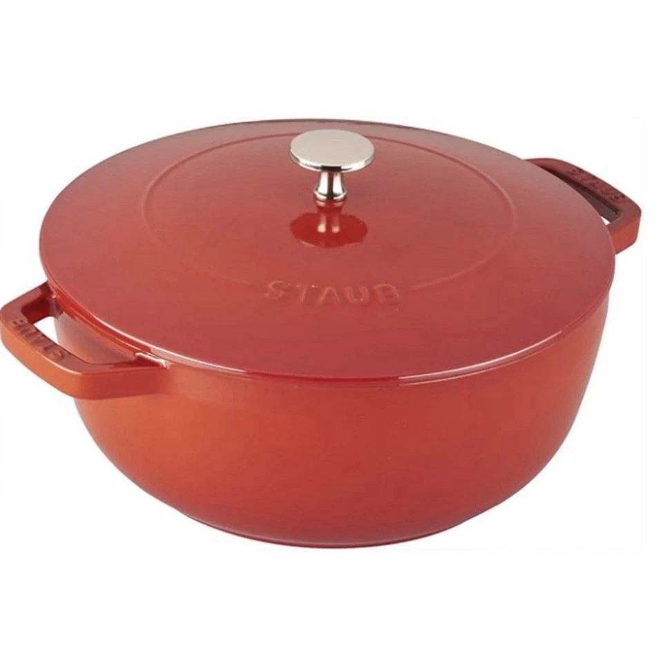 Staub Cast Iron Dutch Oven, 3.75Qt, serves 3-4, Made in France, Cherry
Opens in a new window or tab