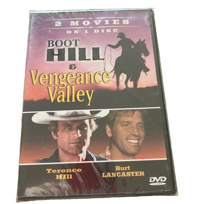 Boot Hill & Vengeance Valley : 2 Movies New Sealed DVD