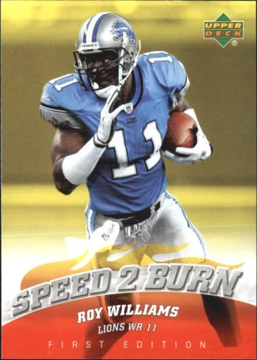 Roy Williams trading card