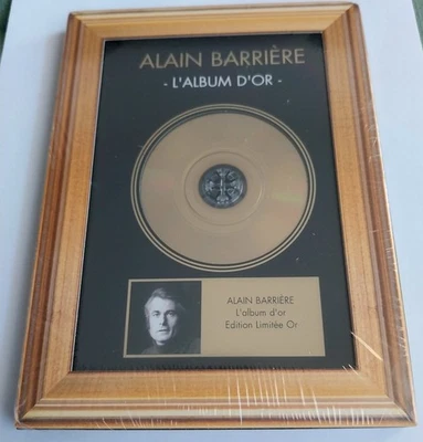 CD ALAIN BARRIERE L'ALBUM D'OR NEUF SOUS BLISTER EDITION LIMITE OR - Photo 1/4