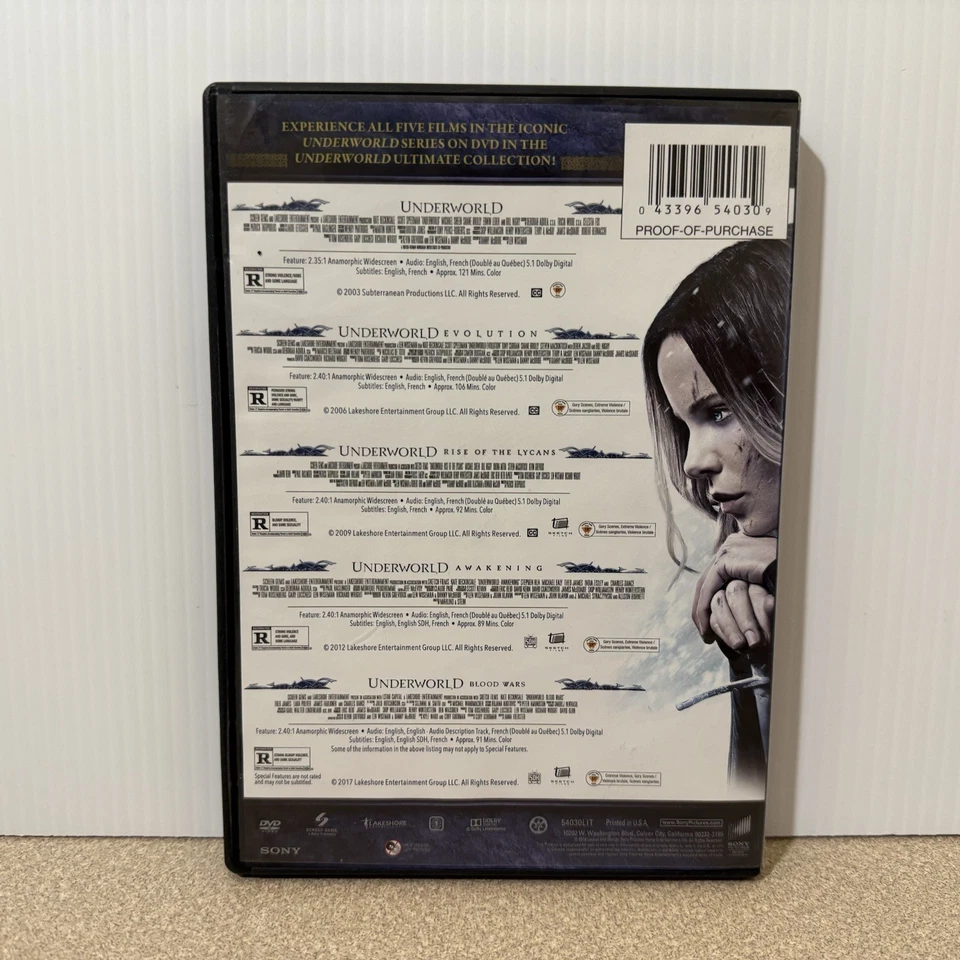 Underworld: Ultimate Collection (DVD) - Image 3 of 3