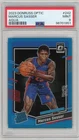 2023 DONRUSS OPTIC RC MARCUS SASSER AQUA PRIZM #242 PISTONS PSA 9 MINT /249
