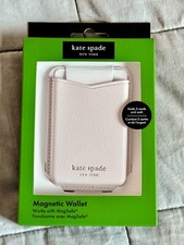 Kate Spade New York Magnetic Magsafe Phone Wallet Pink NEW WITH TAGS